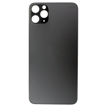 Τζαμάκι Πίσω Πλαισίου Big Hole iPhone 11 Pro Max Space gray high quality OEM